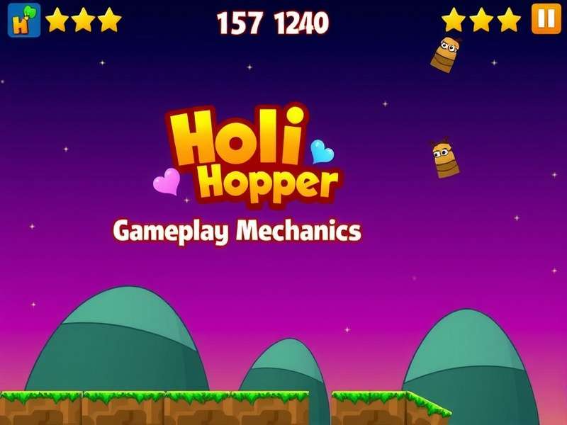 Holi Hopper Jumping Gameplay Holi Hopper Gameplay Mechanics